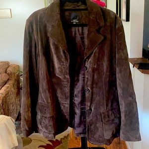 Lady Hathaway Suede Blazer